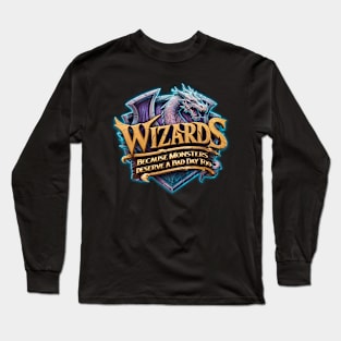 Wizards gamers Long Sleeve T-Shirt